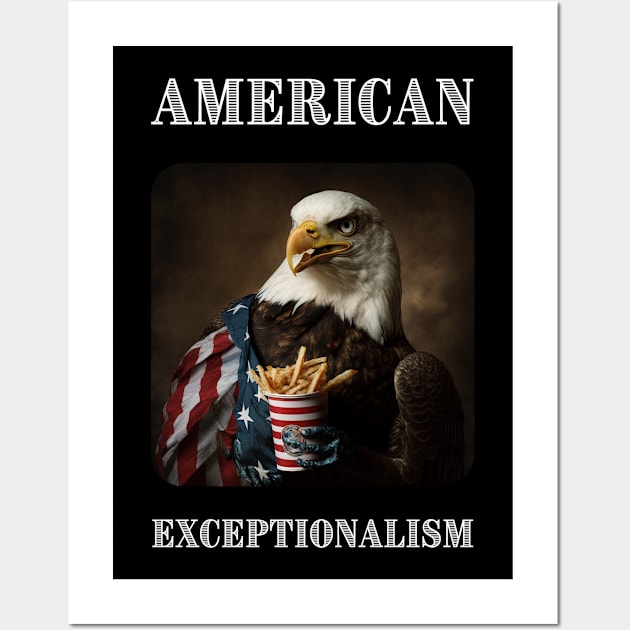 American Exceptionalism v2 Wall Art by AI-datamancer